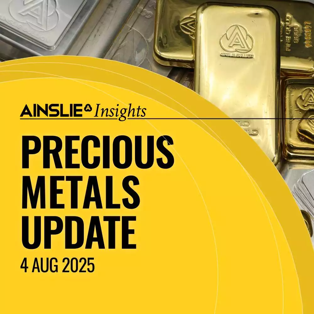 Demand Surges & Deficits Drive: Precious Metals Update | 4 August 2025 – Ainslie Insights