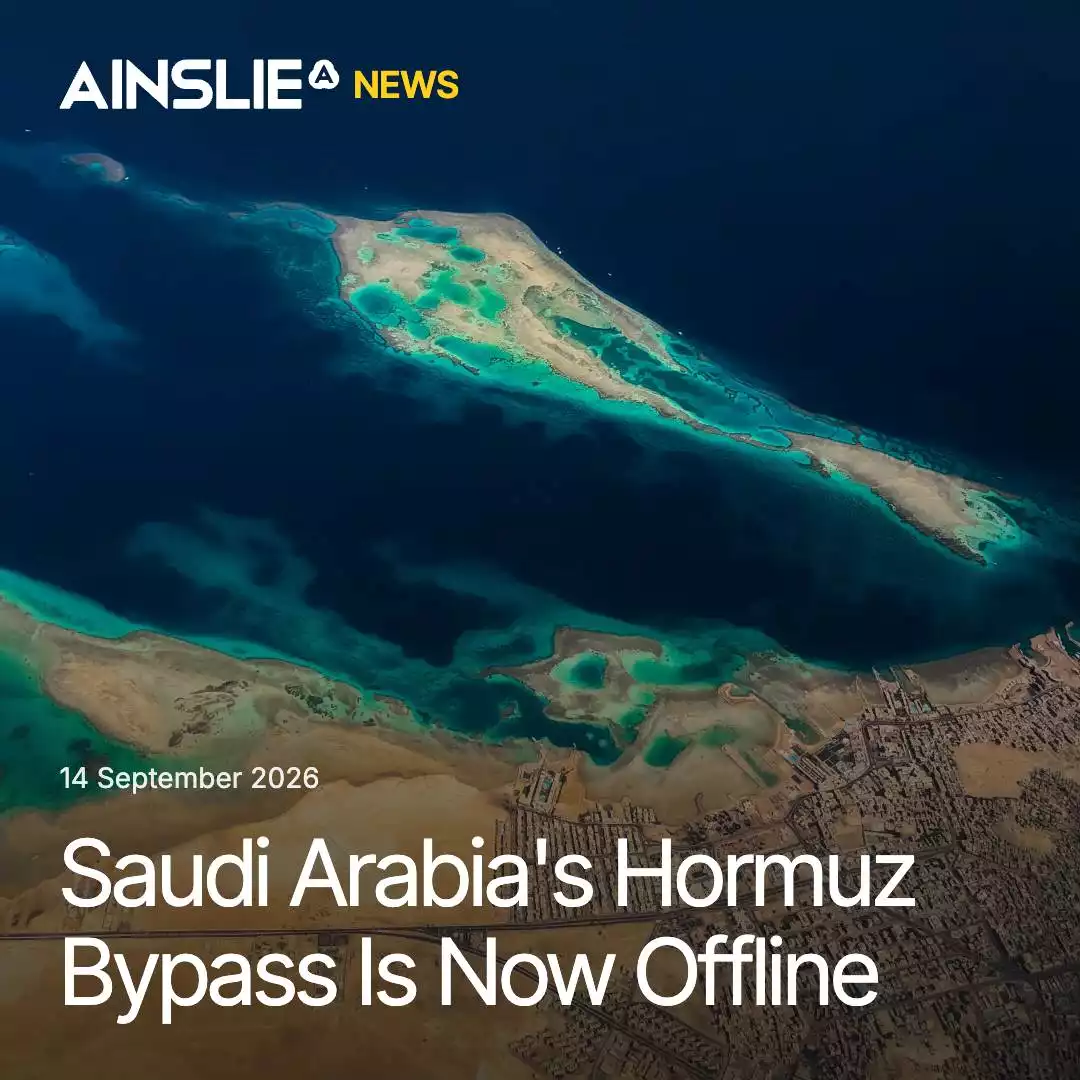 Saudi Arabia's Hormuz Bypass Is Now Offline