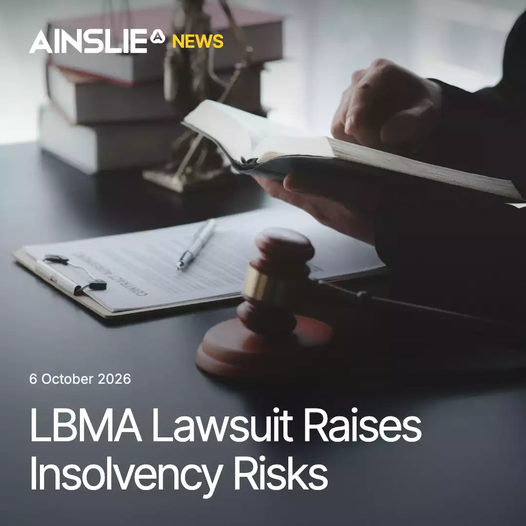 LBMA Lawsuit Raises Insolvency Risks