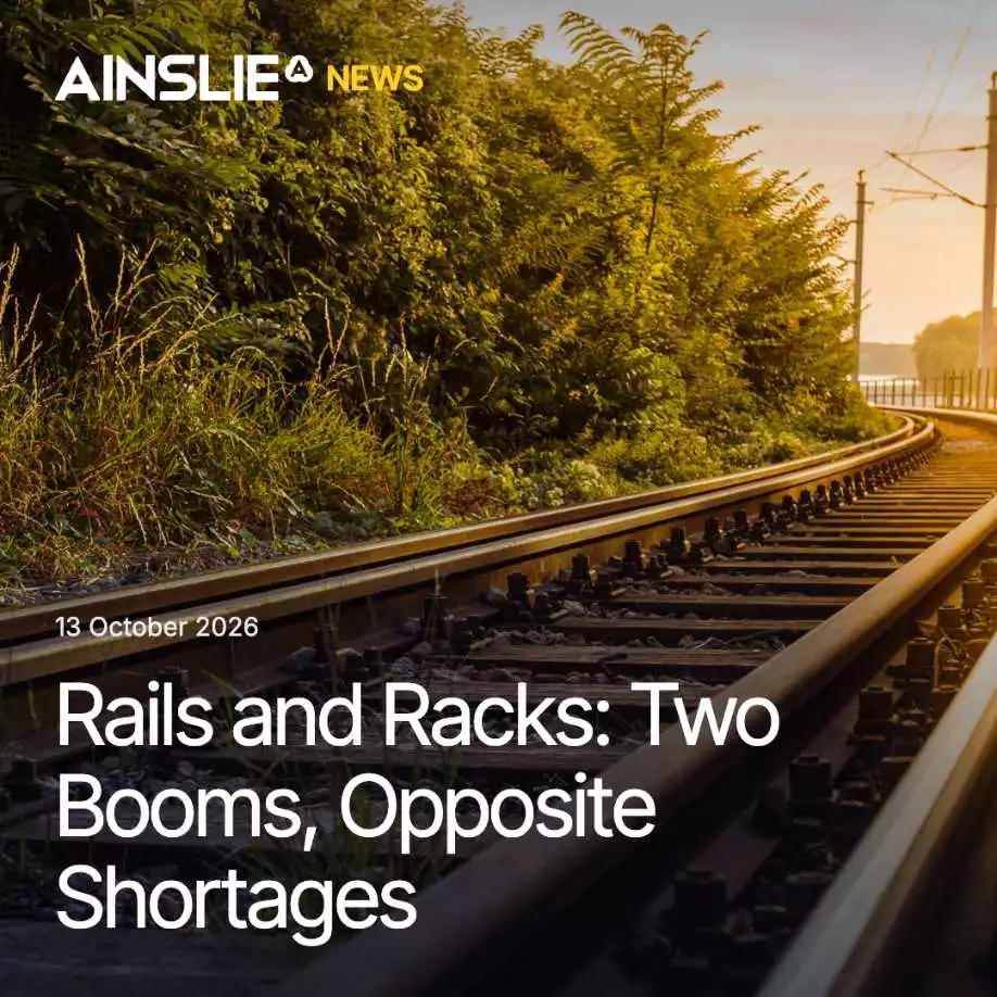 Rails and Racks: Two Booms, Opposite Shortages