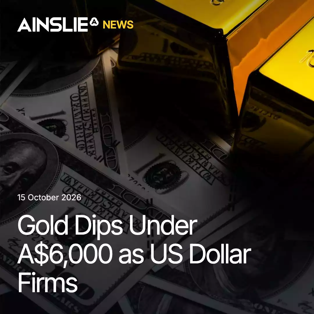 Gold Dips Under A$6,000 as US Dollar Firms